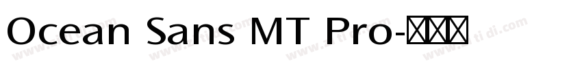 Ocean Sans MT Pro字体转换